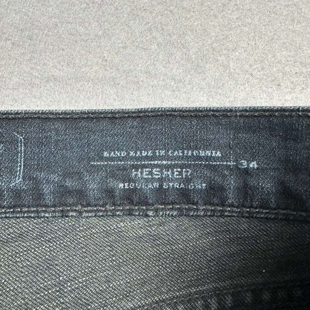 Levis Capital E Hesher Regular Straight Jeans Mens 34x32 Dark Wash Made in USA